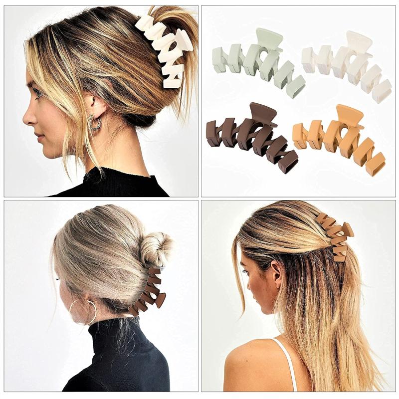 4pcs Large Hair Claw Clips