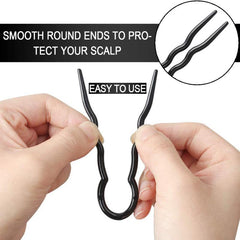 3pcs U Shaped Hair Pin Hair Fork For Thick Hair