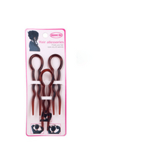 3pcs U Shaped Hair Pin Hair Fork For Thick Hair