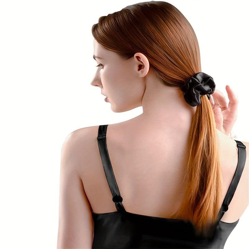 Silky Scrunchies Hair Tie Style Hair Rope Satin Hair Accessories