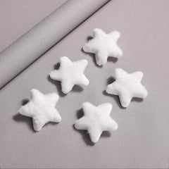 5pcs Plush Star Hair Clip Y2K Bangs Clip