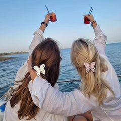 Butterfly Hair Claw Clips Strong Hold Grip Hair Jaw Clip For Thick Hair