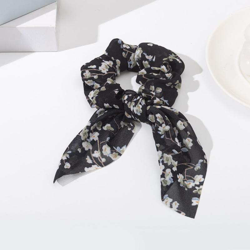 Tie Dye Scrunchie Ponytail Holder Minimalist Hair Band Elastic Headwear