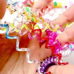 Colorful Spiral Hair Tie Elastic Coil Hair Accessories