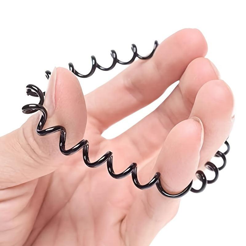 30pcs Gradient Spiral Hair Tie Set No Crease Ponytail Hold