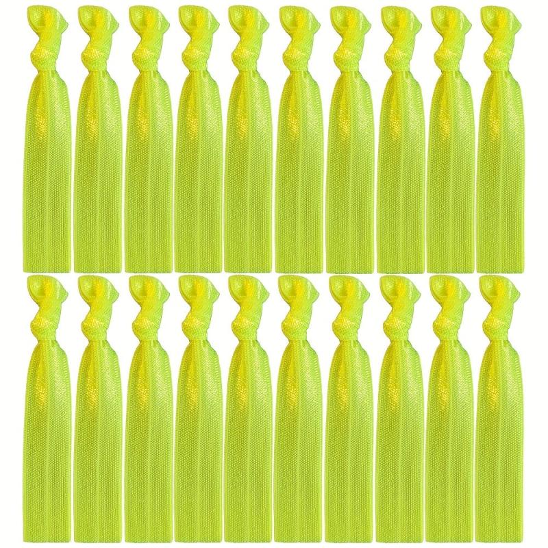 20pcs Knotted Hair Rope Elastic Ponytail Holder Hair Acces