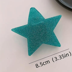 Glitter Sequin Inlaid Hair Claw Clip for Women Girls