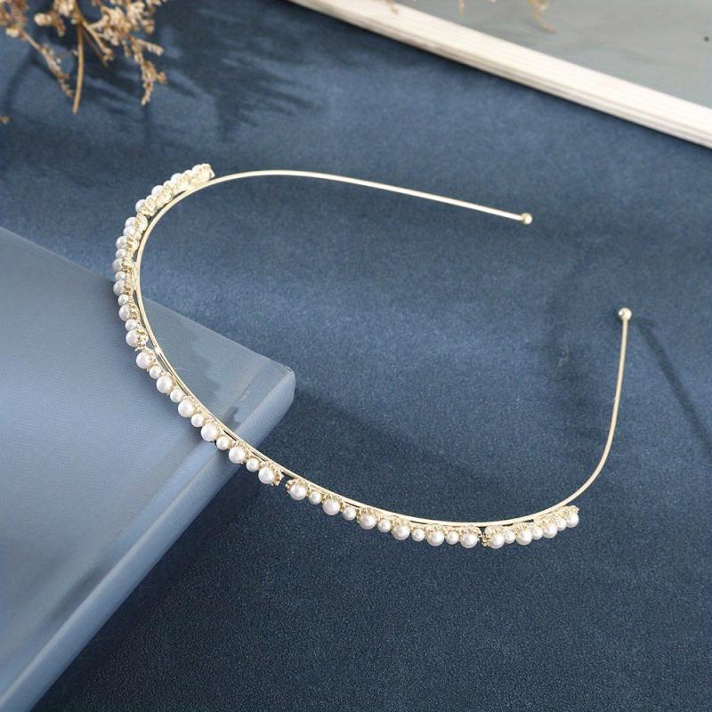 Flower Leaf Headband Rhinestone Hair Hoop for Women Girls