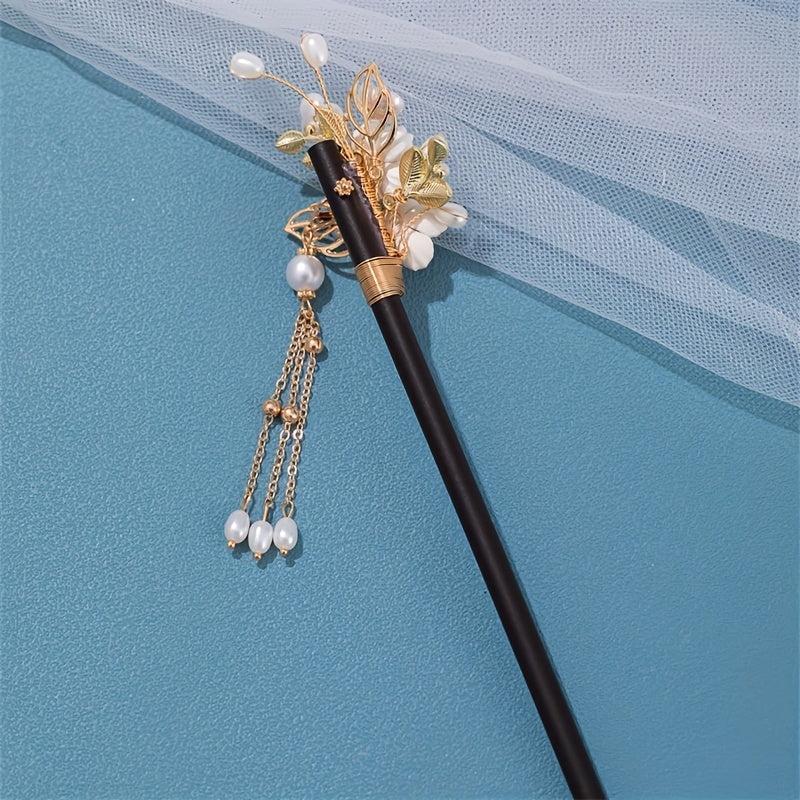 Chinese Style Flower Hairpin Vintage Hair Stick