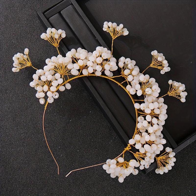 Crystal Beads Hair Hoop Daily Hair Styling Accessories