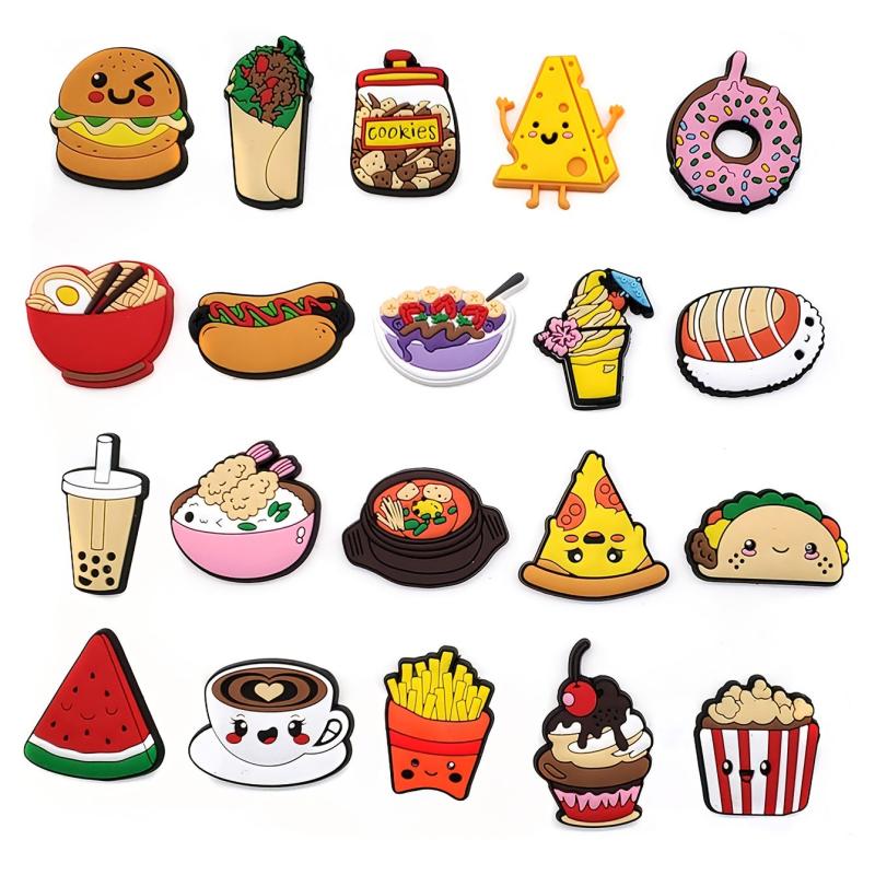 Foodies Shoe Charms Decoration Shoe Accessories Party Decorations