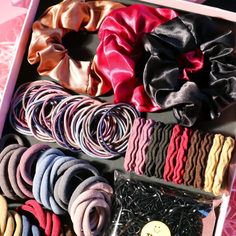 Hair Accessories Set Rubber Band Hair Tie Scrunchie Set