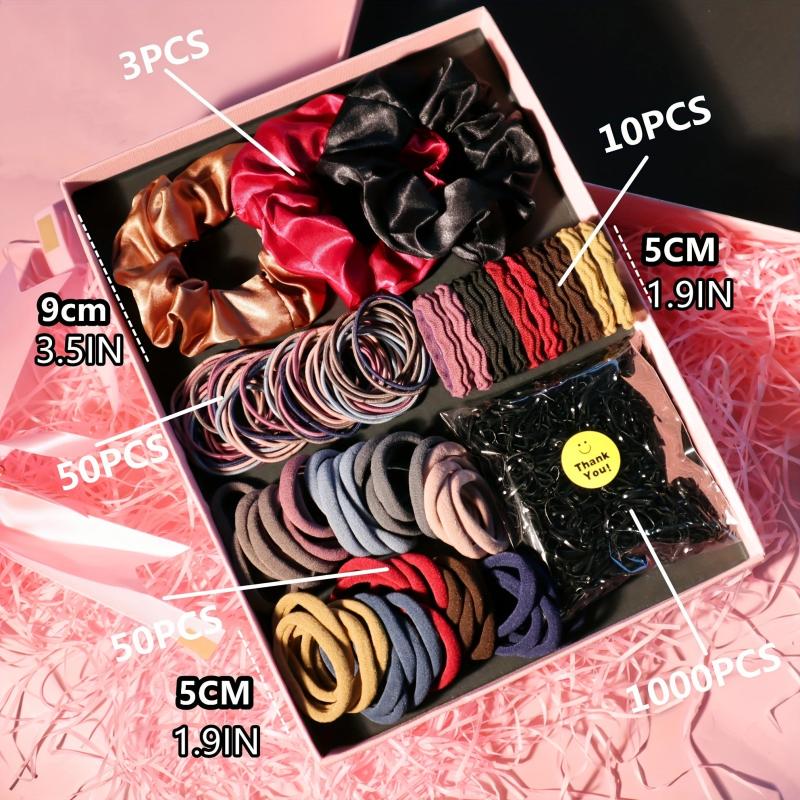 Hair Accessories Set Rubber Band Hair Tie Scrunchie Set