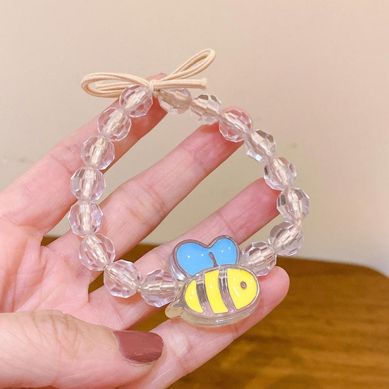 Crystal Beads Hair Tie Bracelet Hair Bands