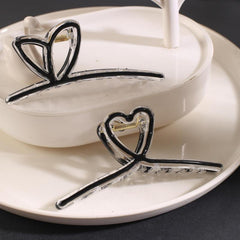 Enamel Style Hair Claw Shark Claw Transparent Ponytail Holder Clip