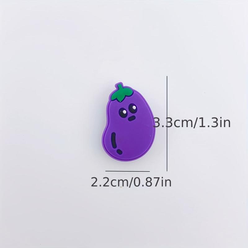 25pcs Cartoon Ice Cream Shoe Charm Cake Strawberry Clogs DIY Decoration
