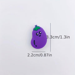 25pcs Cartoon Ice Cream Shoe Charm Cake Strawberry Clogs DIY Decoration