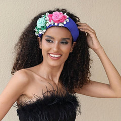 Boho Flower Headband Leaf Berry Hoop Headdress Party Prom Props