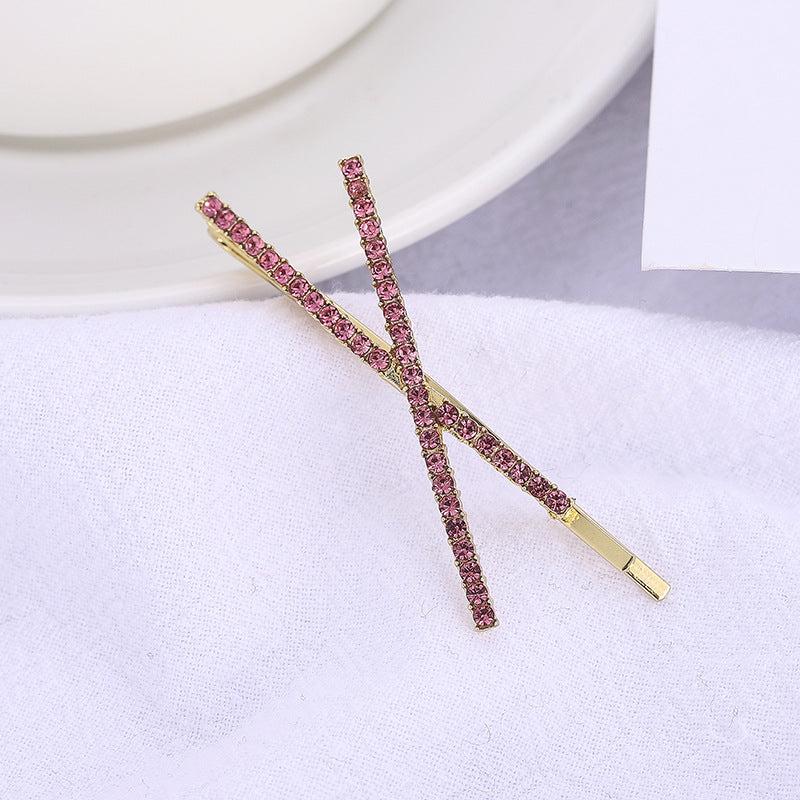 Crystal Rhinestone Bobby Pins Fancy Hair Clips Bling Barrettes