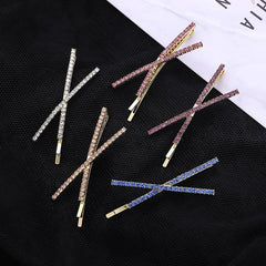 Crystal Rhinestone Bobby Pins Fancy Hair Clips Bling Barrettes