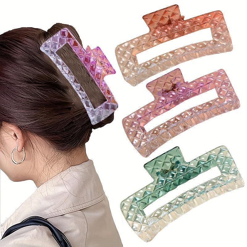 Geometric Gradient Hairpin for Women Girls