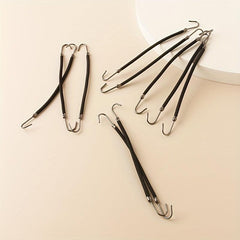 10pcs Hair Hook Tie Invisible Hair Rope Styling Tool Ponytail Holder Accessories