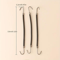 10pcs Hair Hook Tie Invisible Hair Rope Styling Tool Ponytail Holder Accessories