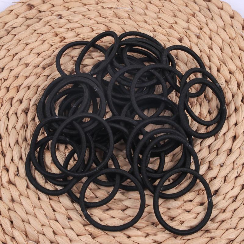 100 pcs 4MM Hair Ring Hair Rope No Seam