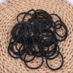 100 pcs 4MM Hair Ring Hair Rope No Seam
