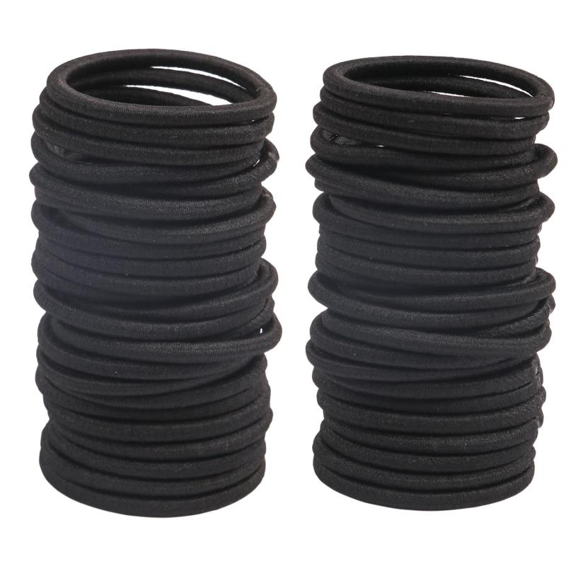 100 pcs 4MM Hair Ring Hair Rope No Seam