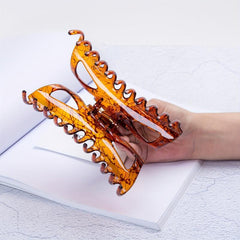 Glossy Large Hair Claw Clip for Women Girls Curly Hair