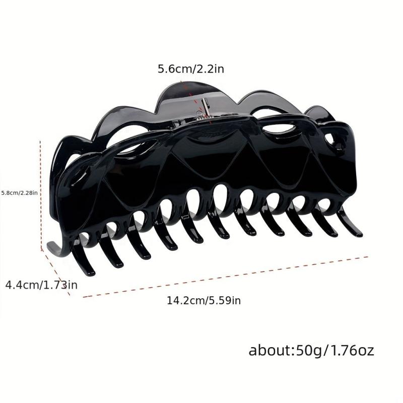 Glossy Large Hair Claw Clip for Women Girls Curly Hair