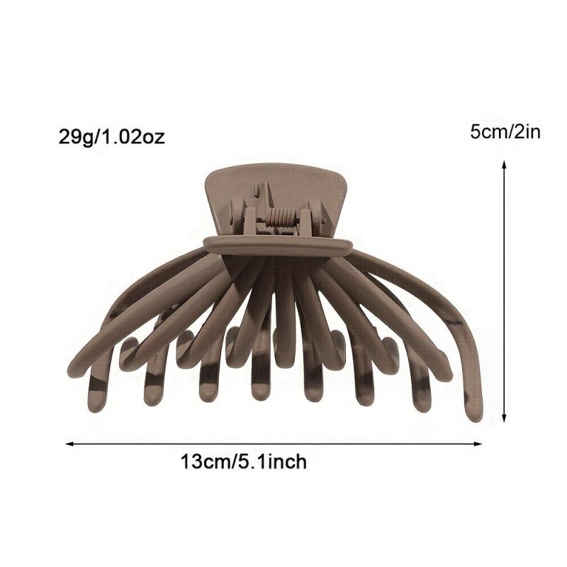 Matte Octopus Claw Clip Large Hair Clip For Thick Thin Curly Hair