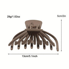 Matte Octopus Claw Clip Large Hair Clip For Thick Thin Curly Hair