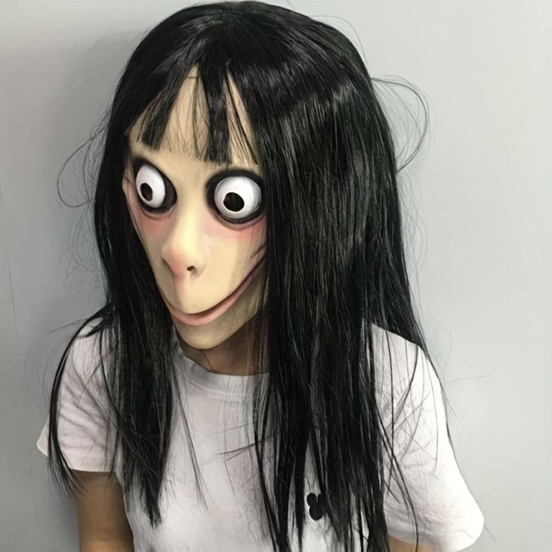 Horror Devil Mask Scary Challenge Games Evil Costume Halloween Creepy Cosplay