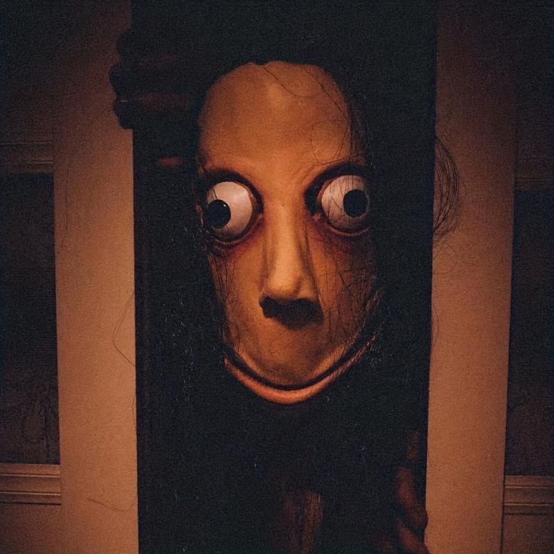Horror Devil Mask Scary Challenge Games Evil Costume Halloween Creepy Cosplay