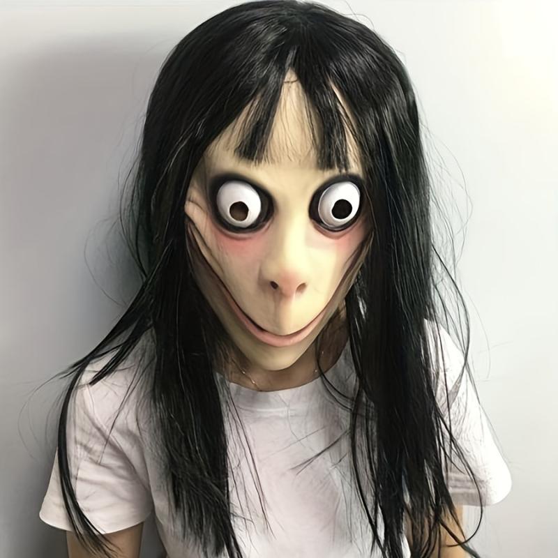 Horror Devil Mask Scary Challenge Games Evil Costume Halloween Creepy Cosplay