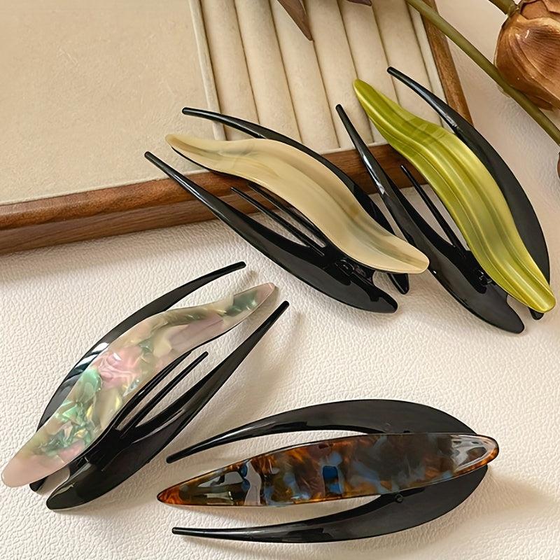 Large Acetate Duck Billed Hair Claw Clip Non-Slip Ponytail Holder