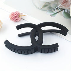 4pcs Solid Hair Claw Clip Nonslip Ponytail Holder Women Girls Hair Accessory
