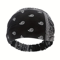 Paisley Headband Stretchy Boho Style Hair Band Headdress