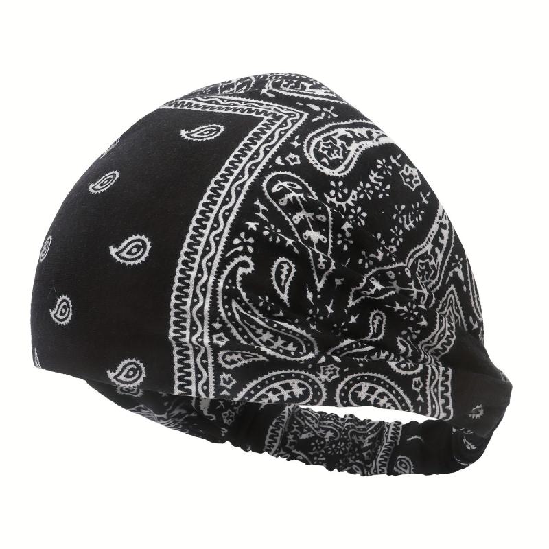 Paisley Headband Stretchy Boho Style Hair Band Headdress
