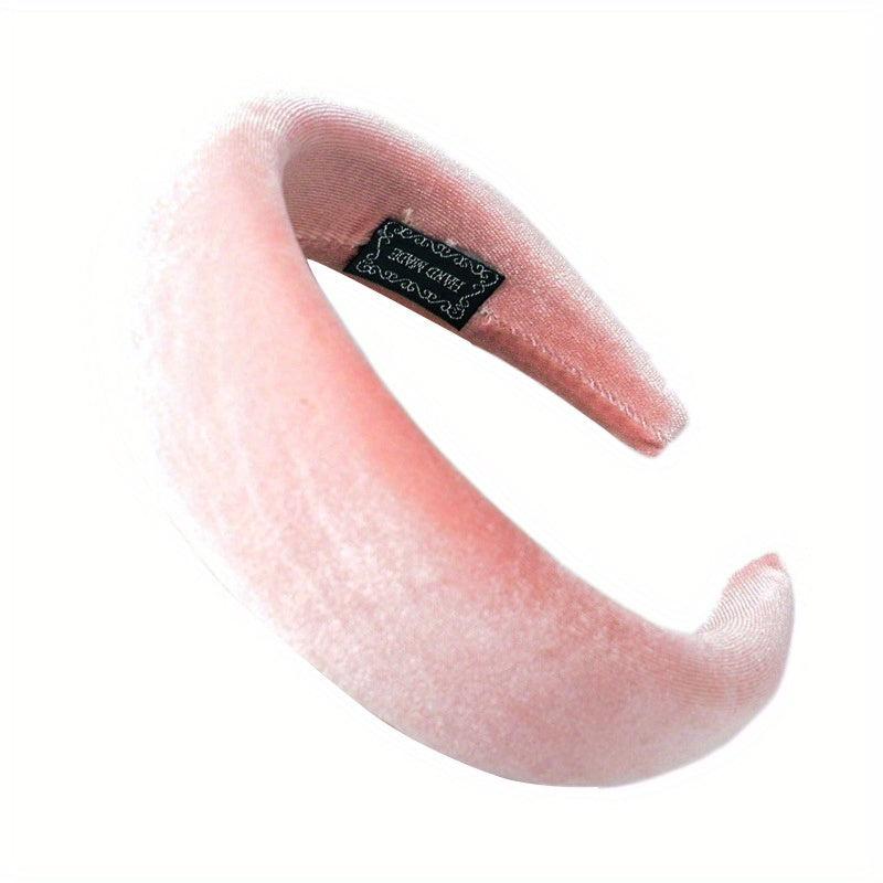 2pcs Velvet Headband Padded Hair Band Sweet Head Hoop Hair Accessories Women Gir