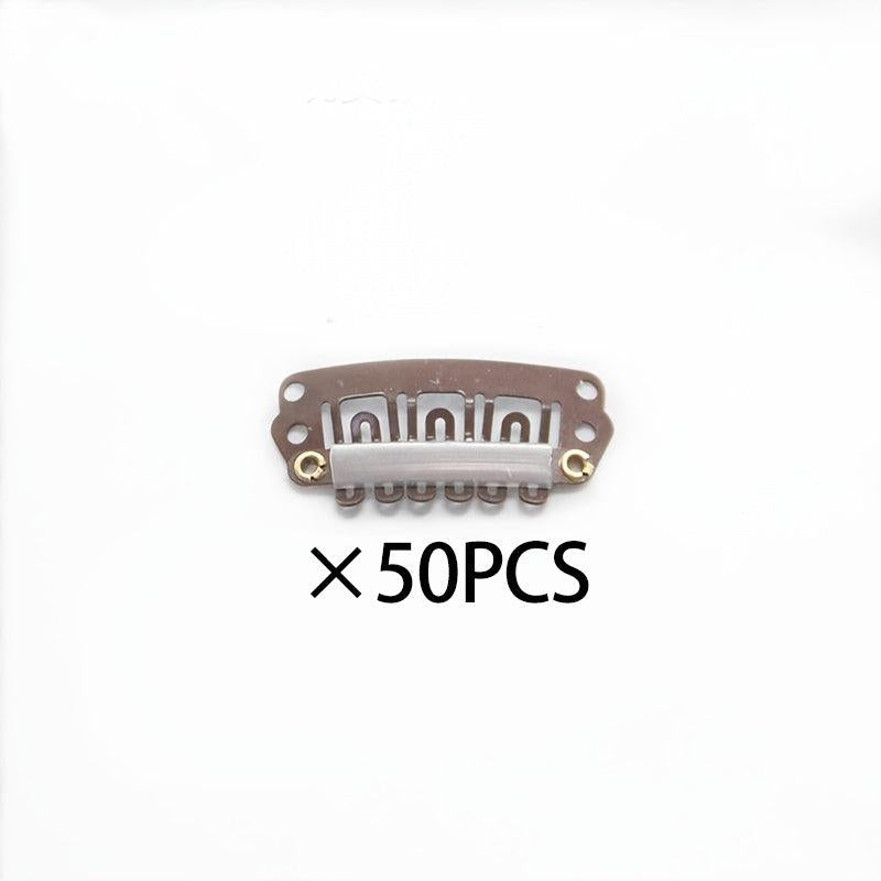 50pcs Invisible Wig Snap Clips for Hair Extension Fix Hair Clip