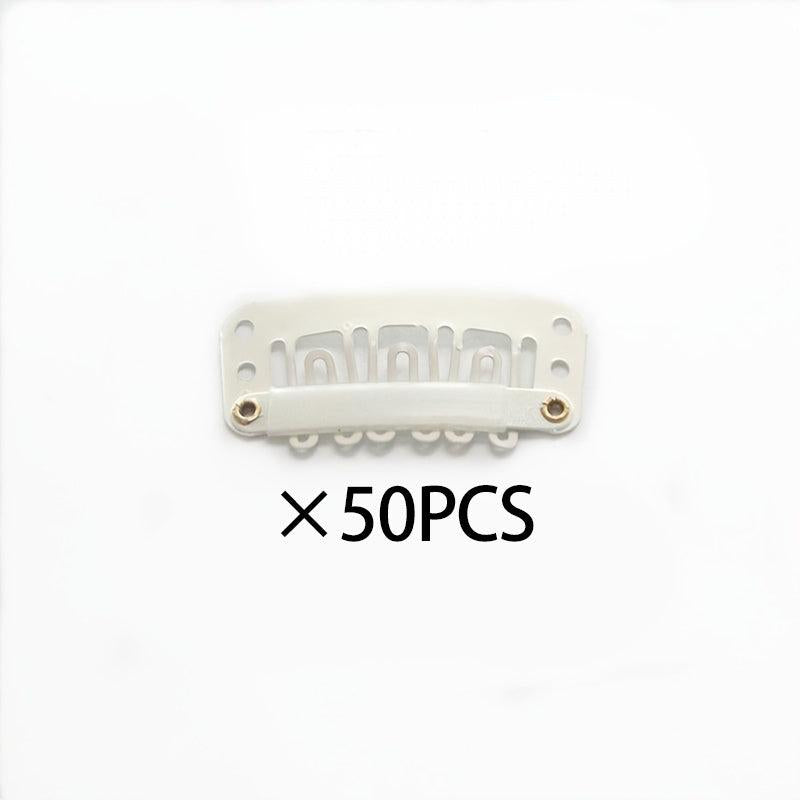 50pcs Invisible Wig Snap Clips for Hair Extension Fix Hair Clip