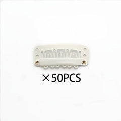 50pcs Invisible Wig Snap Clips for Hair Extension Fix Hair Clip