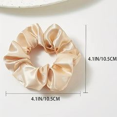 8pcs Solid Scrunchies Hair Tie Soft Hair Rope Ponytail Holder