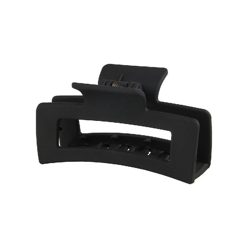 6pcs Matte Rectangle Hollow Hair Claw for Women