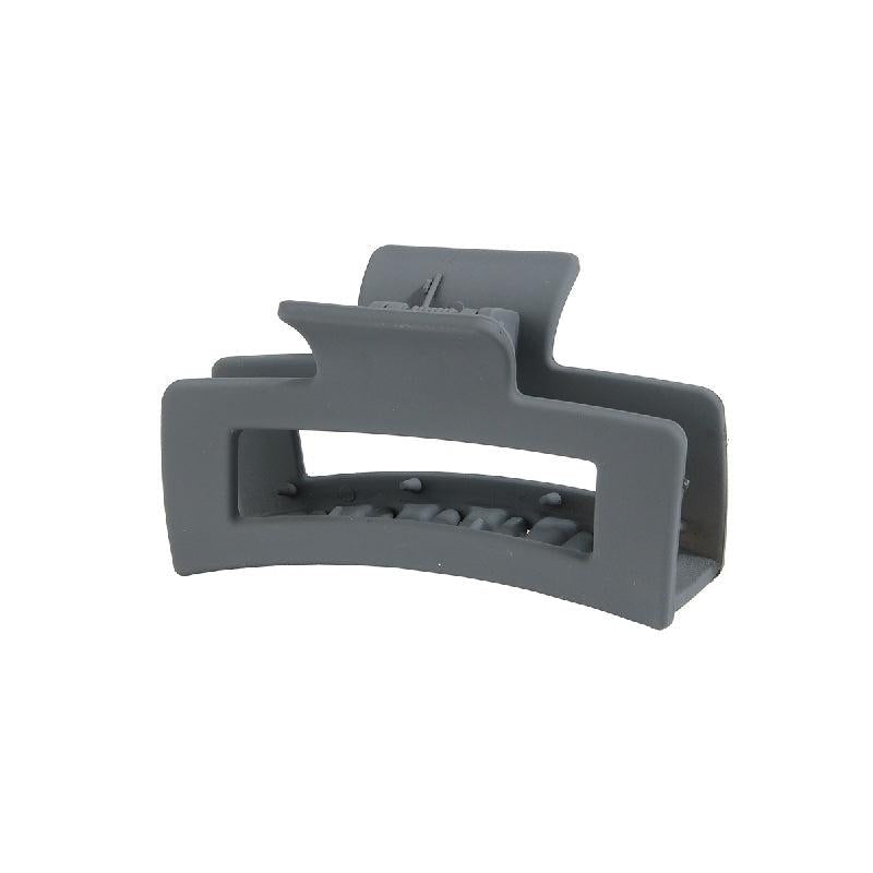 6pcs Matte Rectangle Hollow Hair Claw for Women
