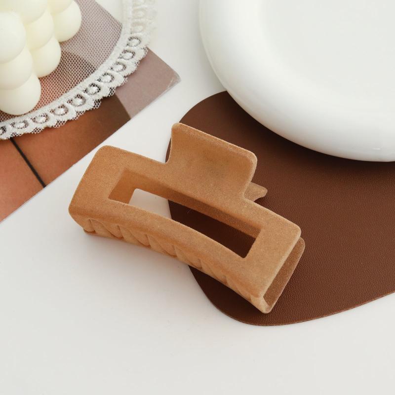 Square Claw Clips For Women Non Slip Matte Rectangle Claw Clips Small For Girls