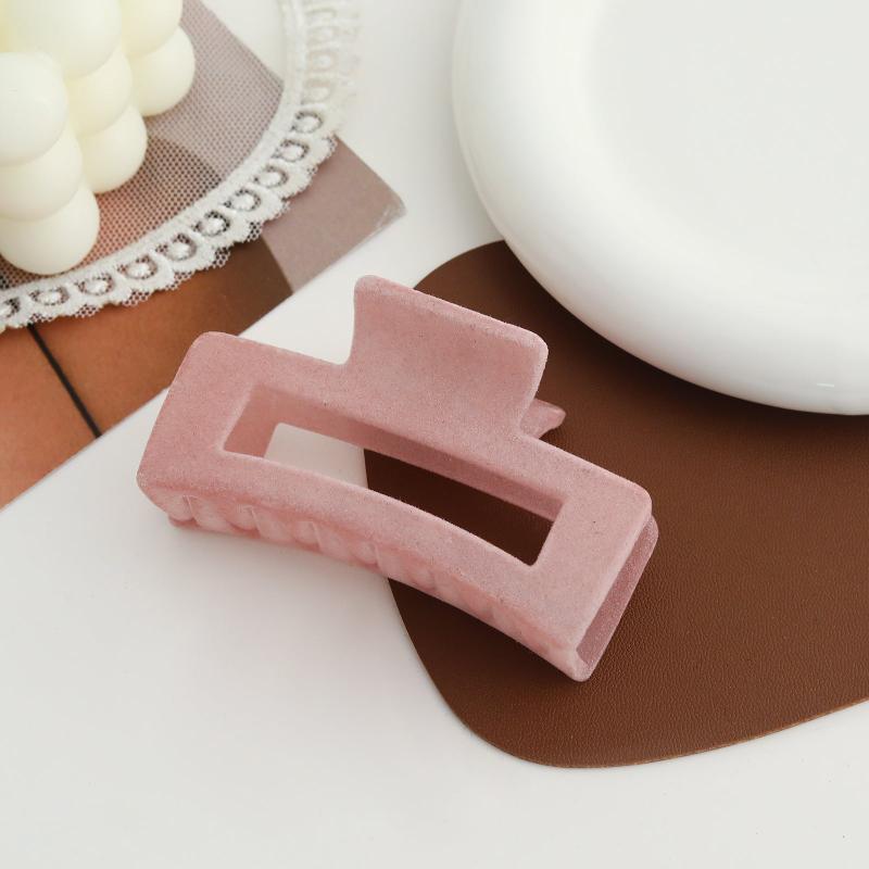 Square Claw Clips For Women Non Slip Matte Rectangle Claw Clips Small For Girls